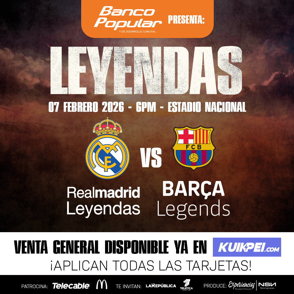 A LA VENTA DE TODO PÚBLICO LAS ENTRADAS PARA LEYENDAS: REAL MADRID LEYENDAS VS BARÇA LEGENDS